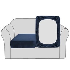 BellaHills Velvet Stretch Sofa