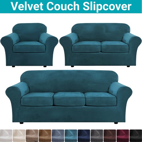Velvet sofa covers couch - covers,