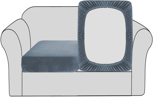 Bellahills velvet stretch sofa - velvet,