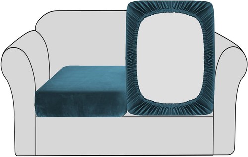 Bellahills velvet stretch sofa - bellahills,