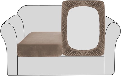 Bellahills velvet stretch sofa - stretch,
